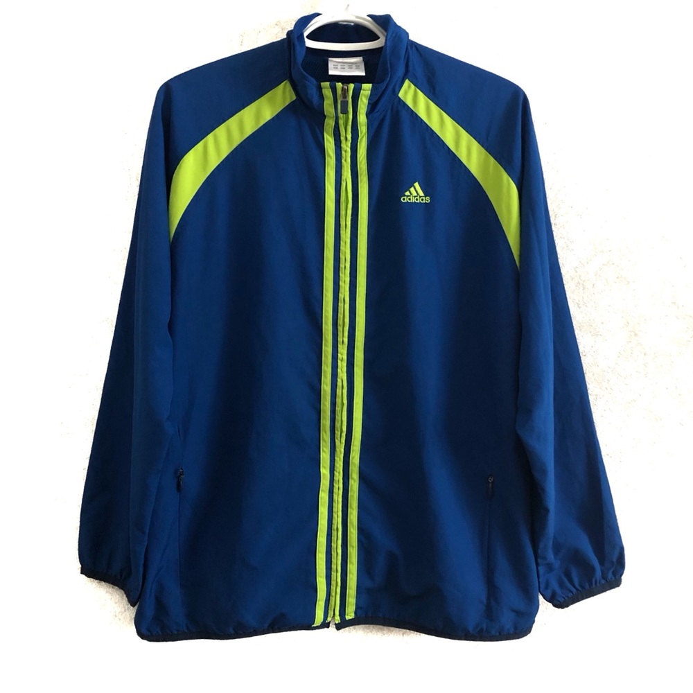 Vintage Adidas 2005 Climaproof, windbreaker track jacket.